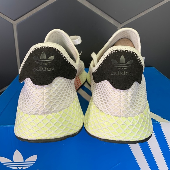 Adidas Deerupt Runner Chalk White Running Shoe - Picture 4 of 6